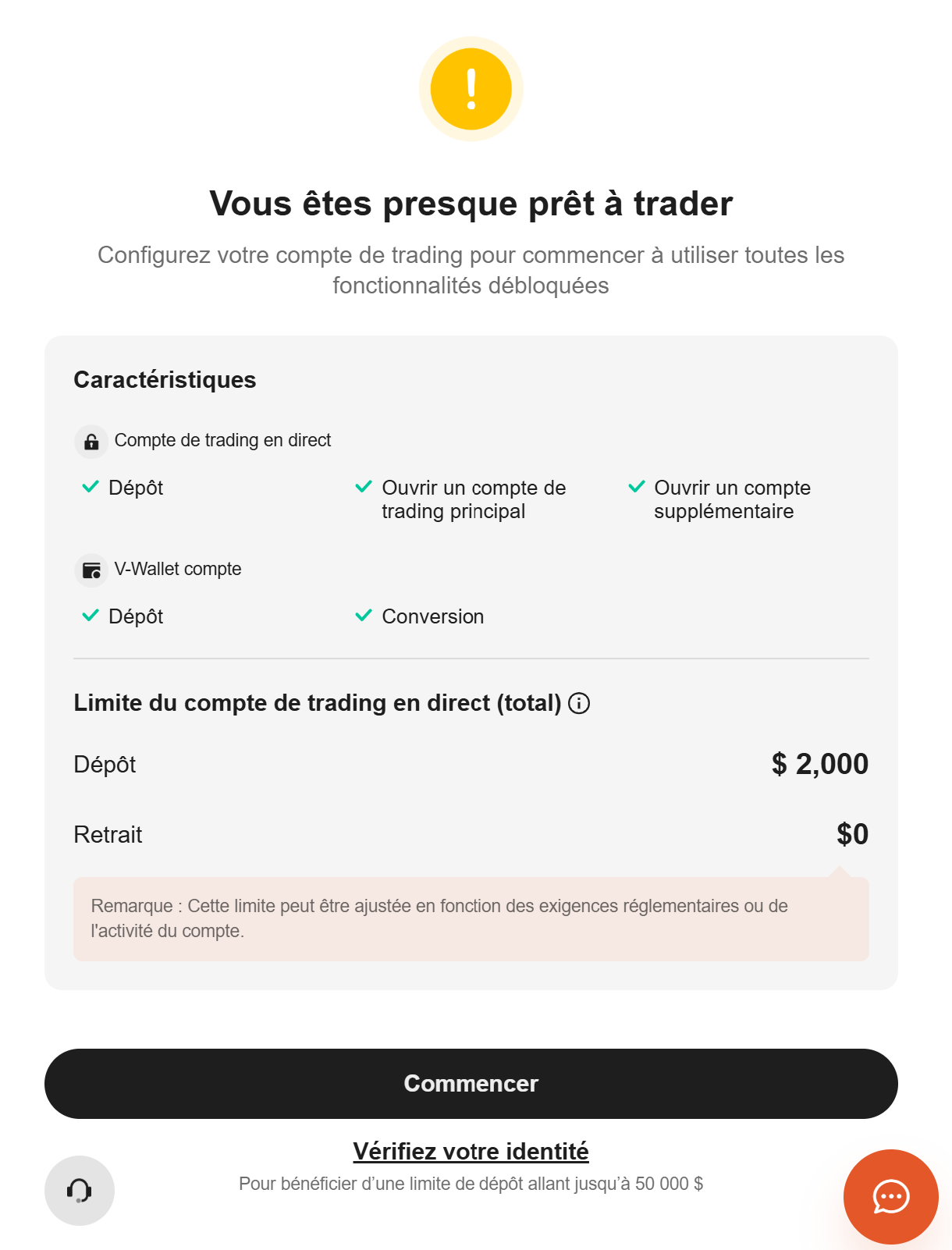 Étape 5 - Débloquez les limites